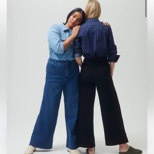 Universal Standard Carrie High Rise Wide Leg Jeans Sz 8 #UU